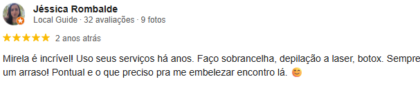 Avaliação google 3