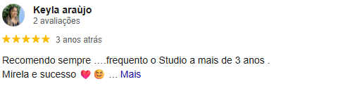 Avaliação google